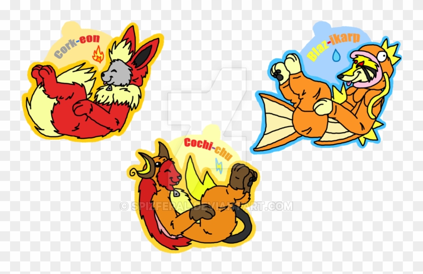 Pokemon Onesie Conbadges By Spizferal - Cartoon #1236083
