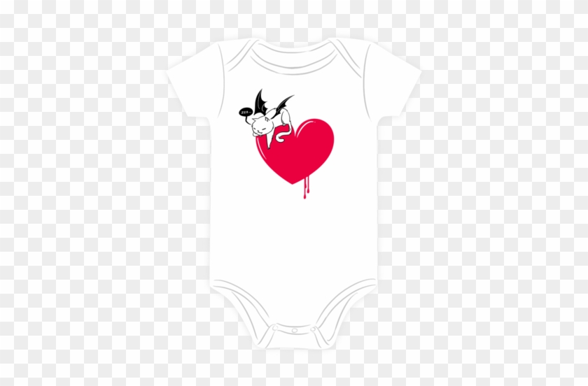 Heart Melter Short Sleeve Onesie - Cartoon #1236085