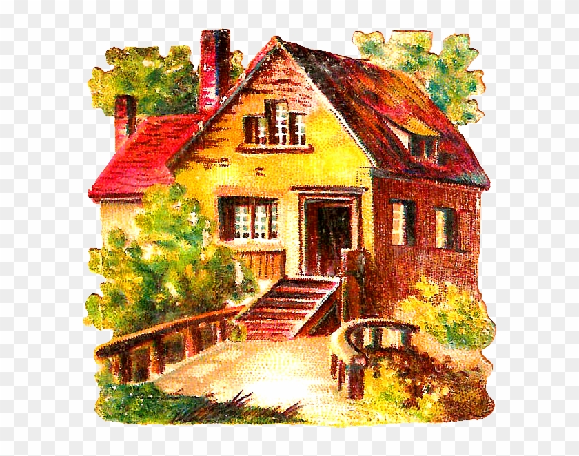 Free Gingerbread Houses Clipart - House Cliparts Png #1236343