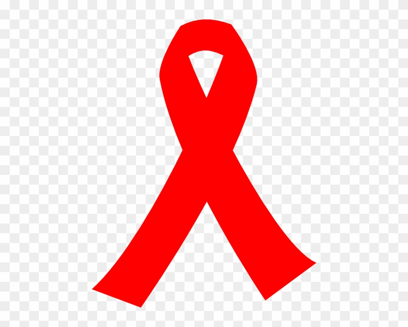 Red Cancer Ribbon Clip Art At Clker - Orange Cancer Ribbon #1236732