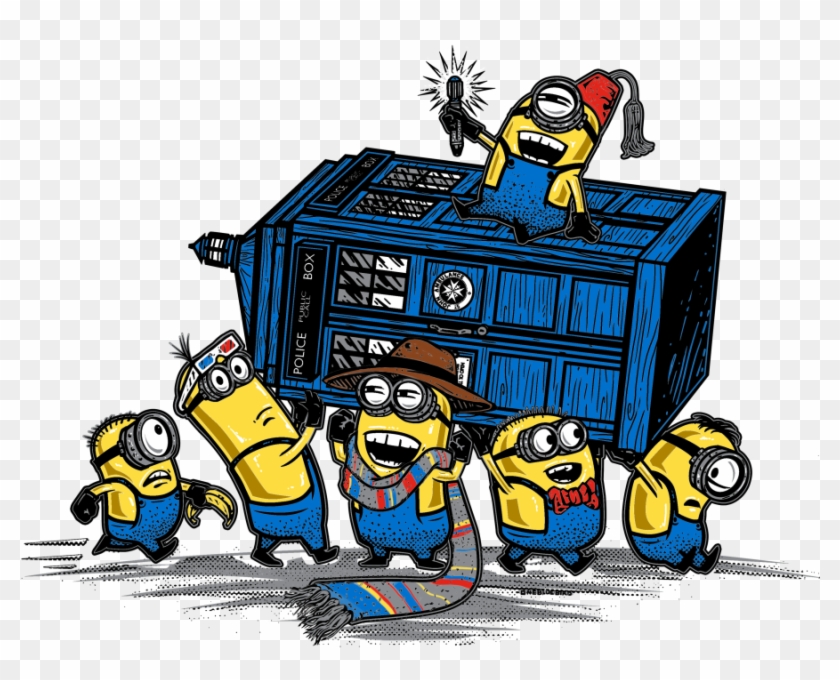 Minons And Doctor Who Mouse Pad #1237636