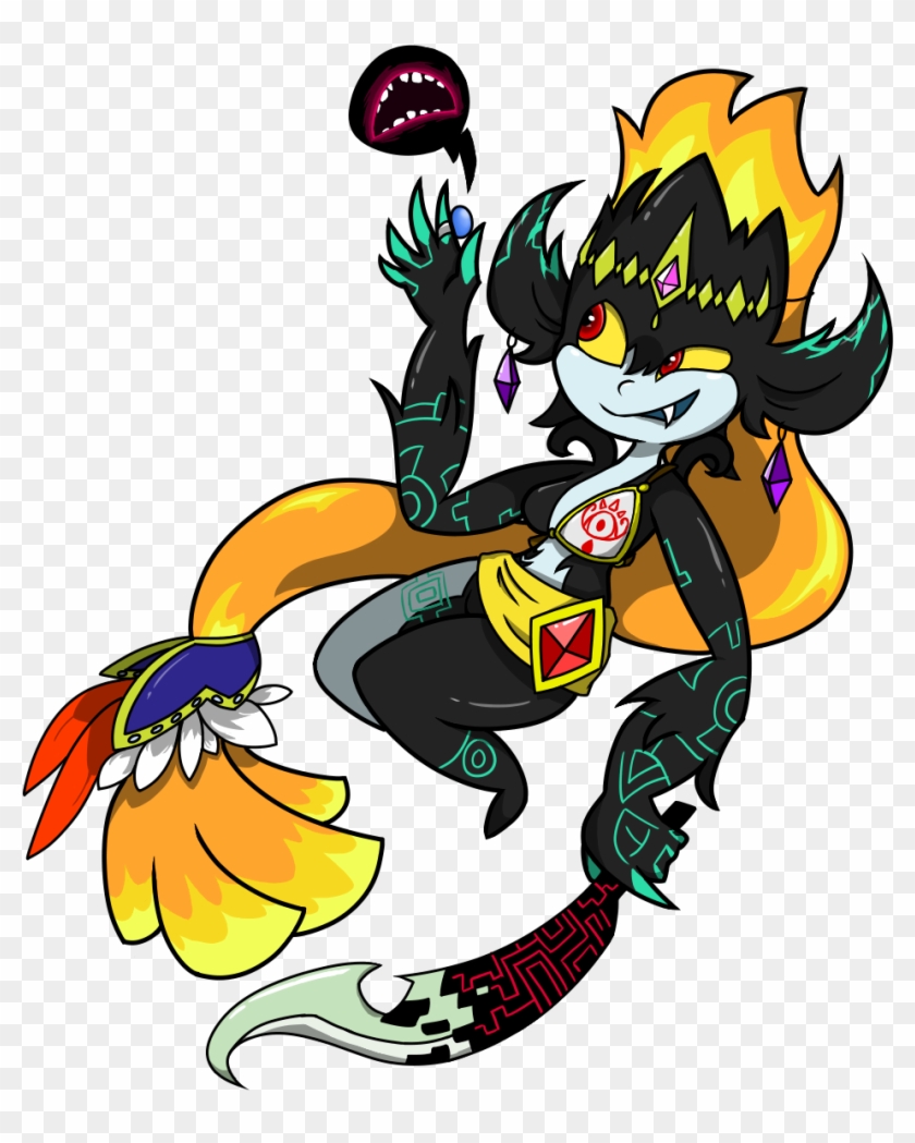 Since Midna's An Imp, It'd Only Make Sense If She Partook - Cartoon #1237670
