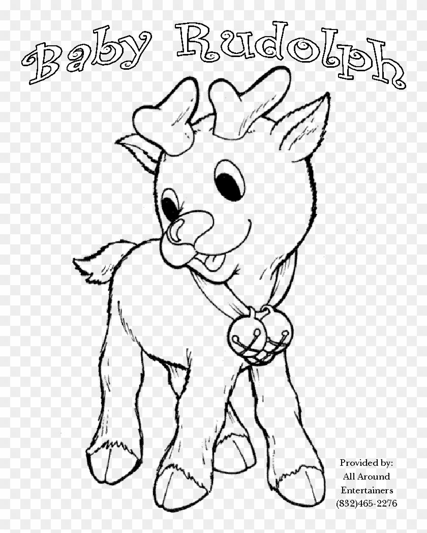 Image Gallery Of Rudolph Coloring Pages Top 20 Free - Rudolph Coloring Pages #1238218