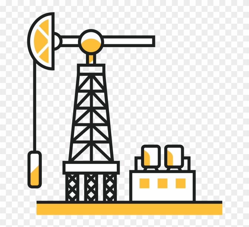 Petroleum Oil Well Oil Field Oil Platform - Poço De Petroleo Desenho Png #1238465