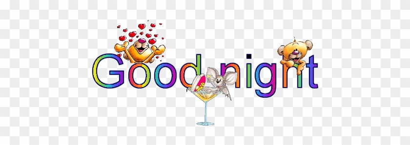 Good Night Clipart Love Gif - Cartoon #1238870