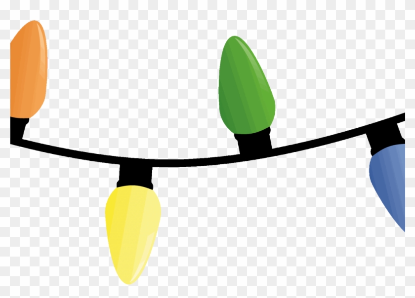 Creative Inspiration Christmas Lights Strand Half Out - Coloured Christmas Lights Png #1239200