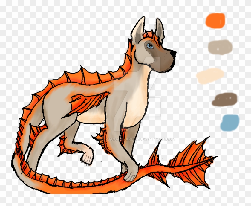 Great Dane Fish By Dracoantares6 - Cartoon #1239268