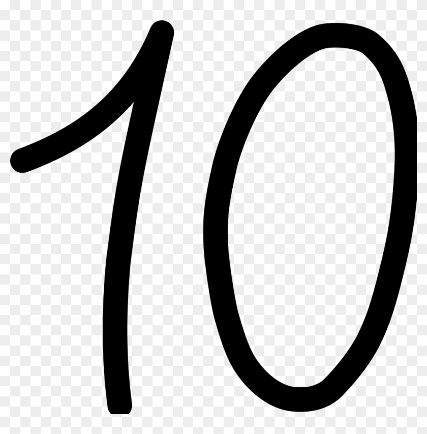 Number Wikimedia Commons Numerical Digit Clip Art - Imagens Do Numero 10 #1239358