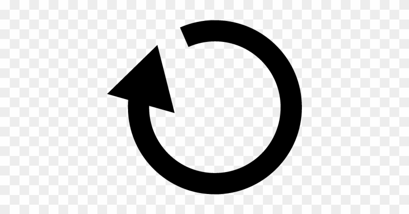 Circular Rotating Arrow Vector - Rotating Arrow #1239751