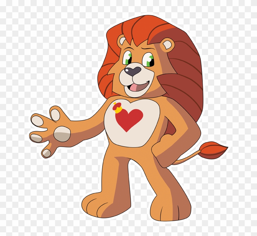 Carebears Of Care A Lot - Brave Heart Lion Deviantart Care Bear #1240114