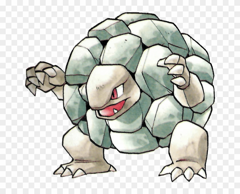 #golem From The Official Artwork Set For #pokemon Red - Golem Pokemon Yellow #1240579