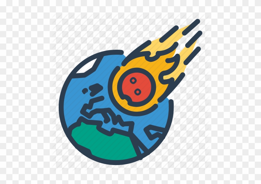 Astronomy, Meteor, Asteroid, Education, Space, Comet - Comet And Earth Clip Art #1240681