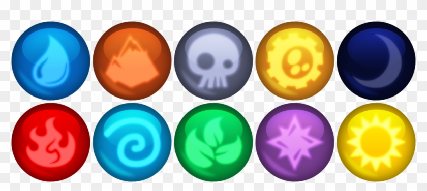 Skylanders Elemental Gems By Xelku9 On Deviantart - All The Elements In Skylanders #1240873