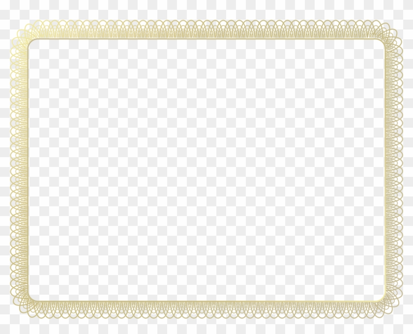 Gold Frame Border - Platter #1241866