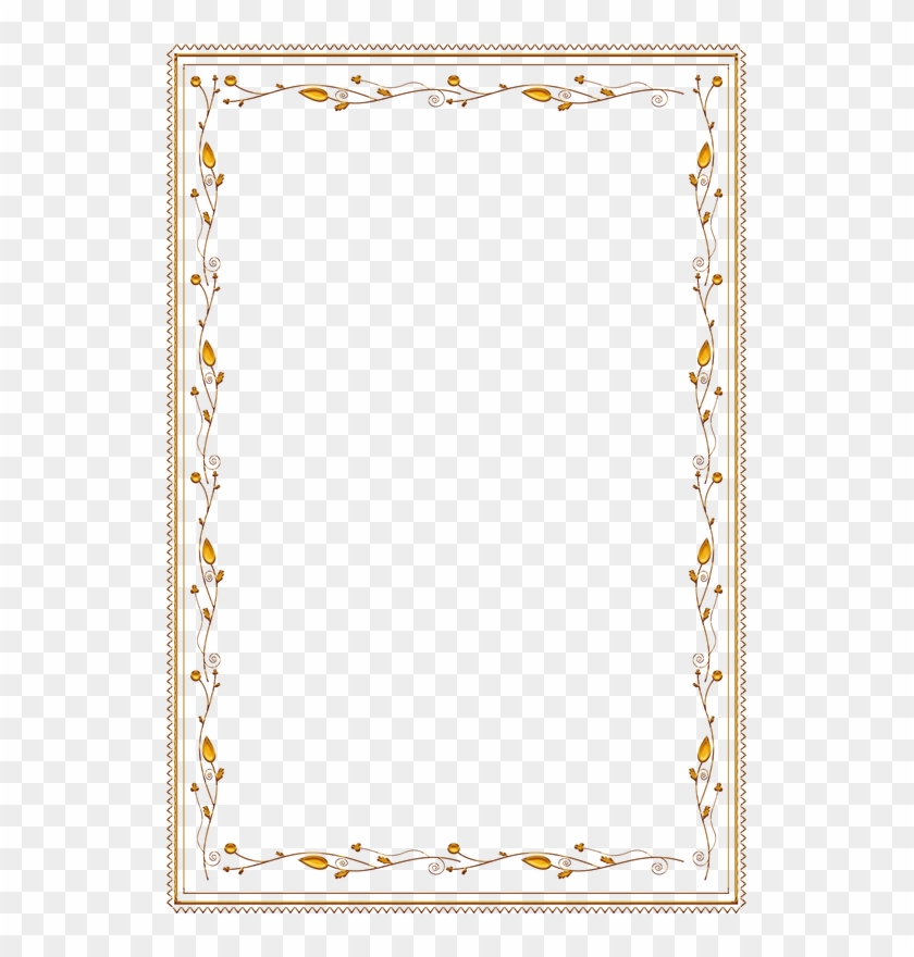 Frame Vintage Gold Ornate - Beauty And The Beast Border #1241890