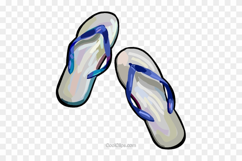 Sandals Royalty Free Vector Clip Art Illustration - Homophones Beef Pork Ribs Poultry #1242253