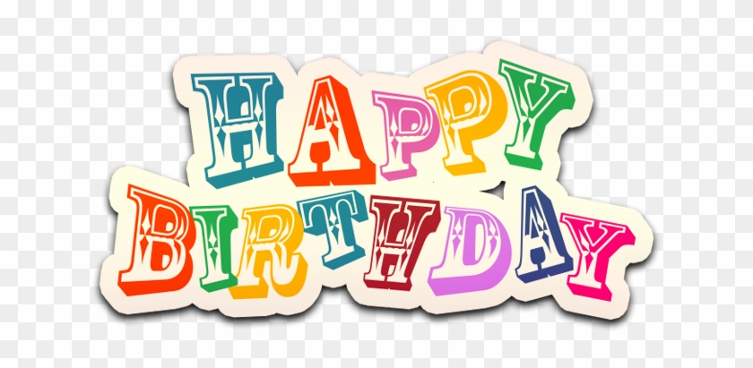 Colorful Happy Birthday Transparent Image - Happy Birthday Icons Png #1242401