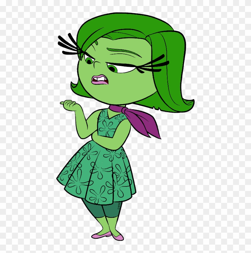 Disgust Inside Out Clipart - Cartoon #1242488
