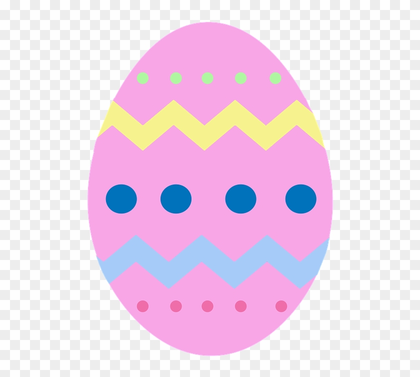 Cartoon Pink Easter Egg #1242841