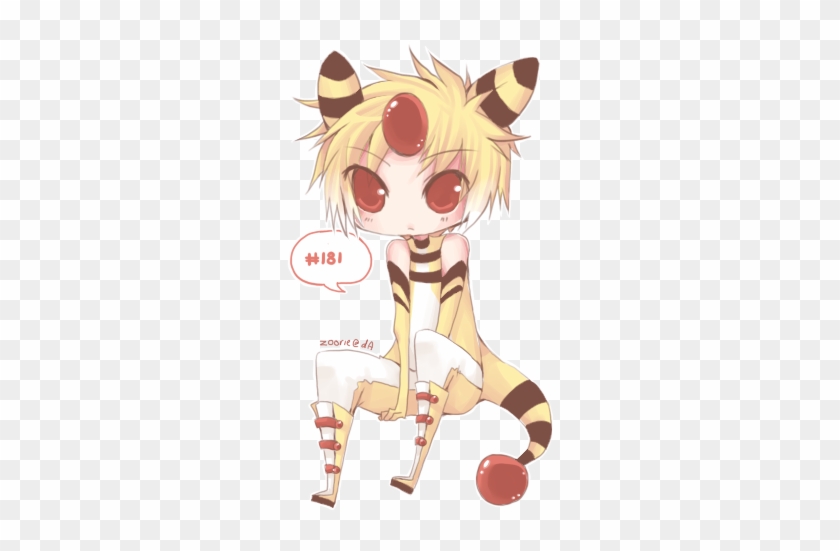 Ampharos By Zoorie - Cartoon #1243120