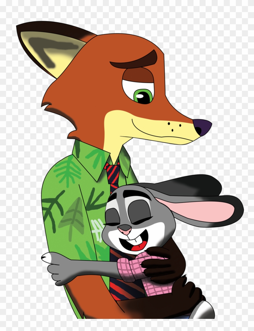 Nick And Judy Hugging By Ejlightning007arts - Hug #1243241