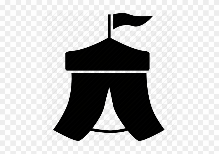 Event Tent Icon Festival Clipart - Festival Icon Black And White #1243475