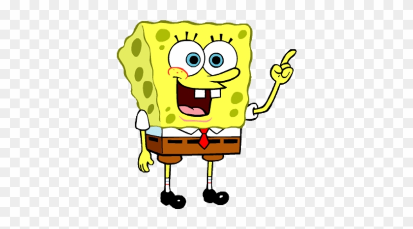 Spongebob Finger Up Transparent Png - Spongebob Transparent Background #1244052