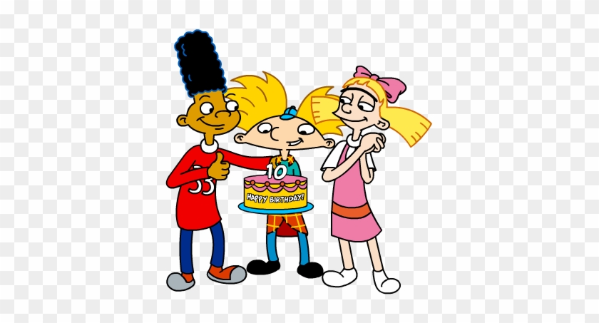 Happy Birthday Spongebob Coloring Pages Download - Happy Birthday Hey Arnold #1244069
