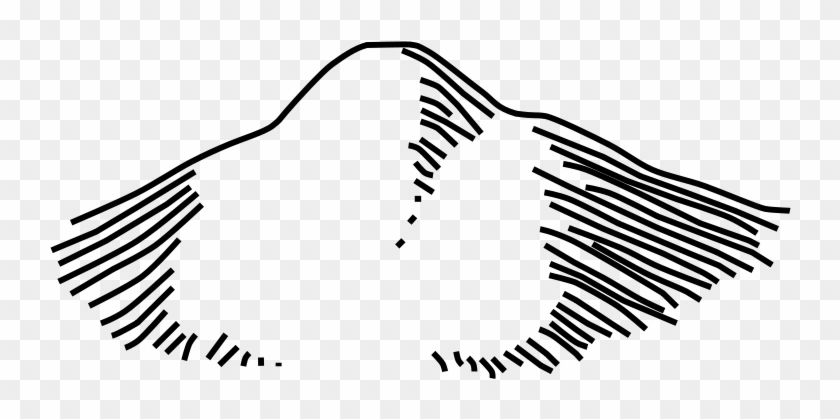 Hill Symbol On A Map #1244088