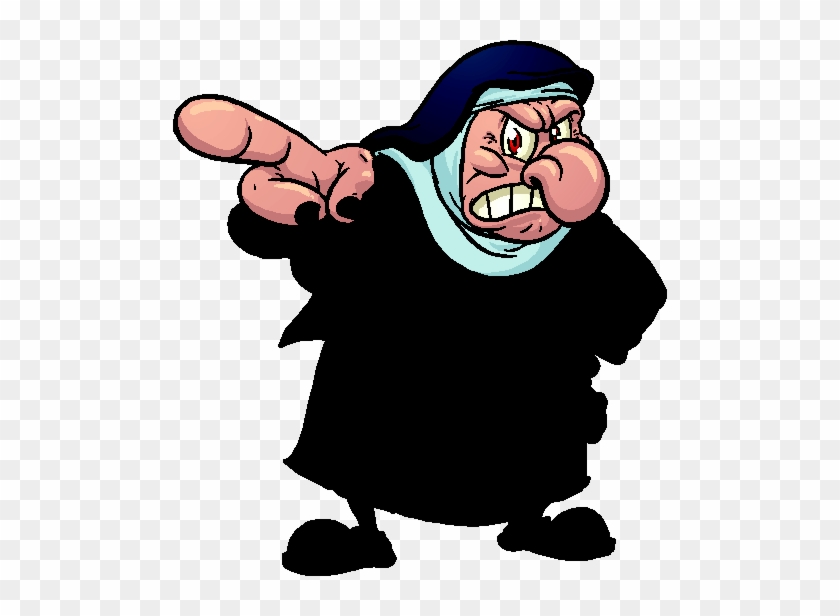 Free Cartoon Tow Truck Pictures, Download Free Clip - Angry Nun Cartoon #1244290