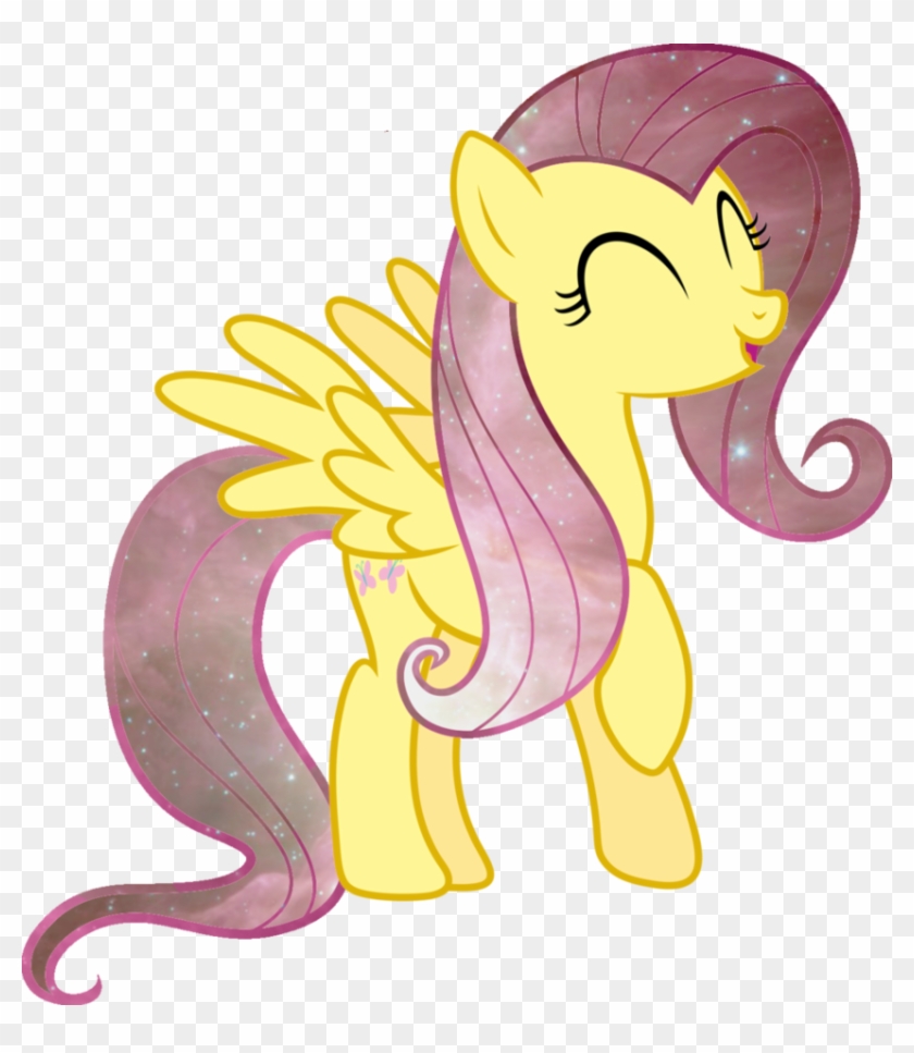Space Mane Fluttershy By Redheartpony - Cartoon #1244339