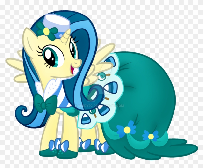 Tina Fountain Heart In Her Dress By Mirry92 - Pinkie Pie Grand Galloping Gala #1244662