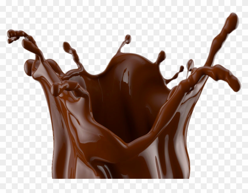 Hot Chocolate Milk Chocolate Cake Melting - Melted Chocolate Transparent #1245044
