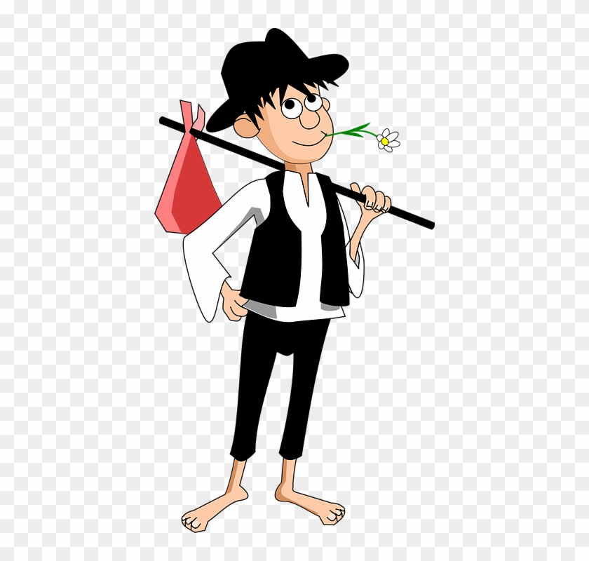 Comics Clipart Comic Character - Clipart Of A Poor Boy #1245171