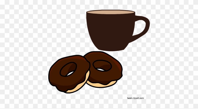 Coffee Cup And Donuts Free Clipart - Coffee Cup #1245488