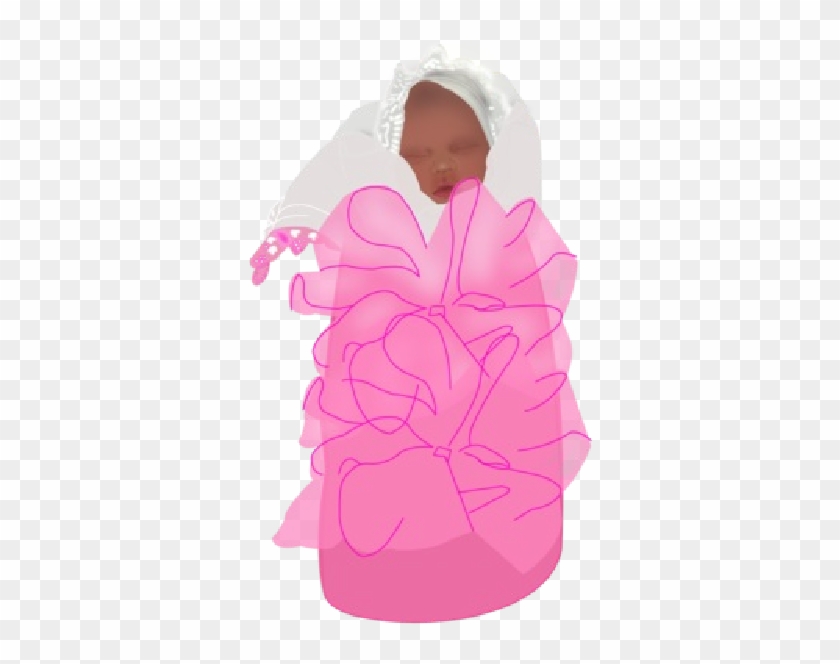 Baby Girl Sleeping Cartoon - Clip Art #1245686