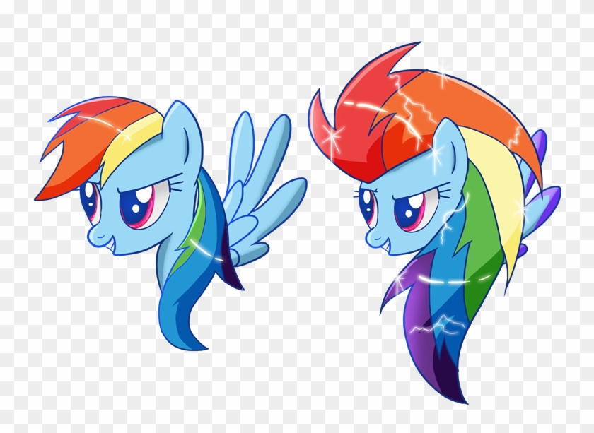 Ii Art, Rainbow Dash, Rainbow Power, Rainbow Power - Cartoon #1246125