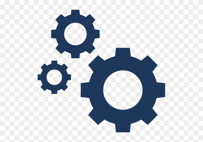 Develop Icon Blue - Gears Vector #1246728