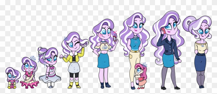 Diamomd Tiara Age Chart By Carouselunique - Mlp Eg Applebloom And Diamond Tiara #1247322