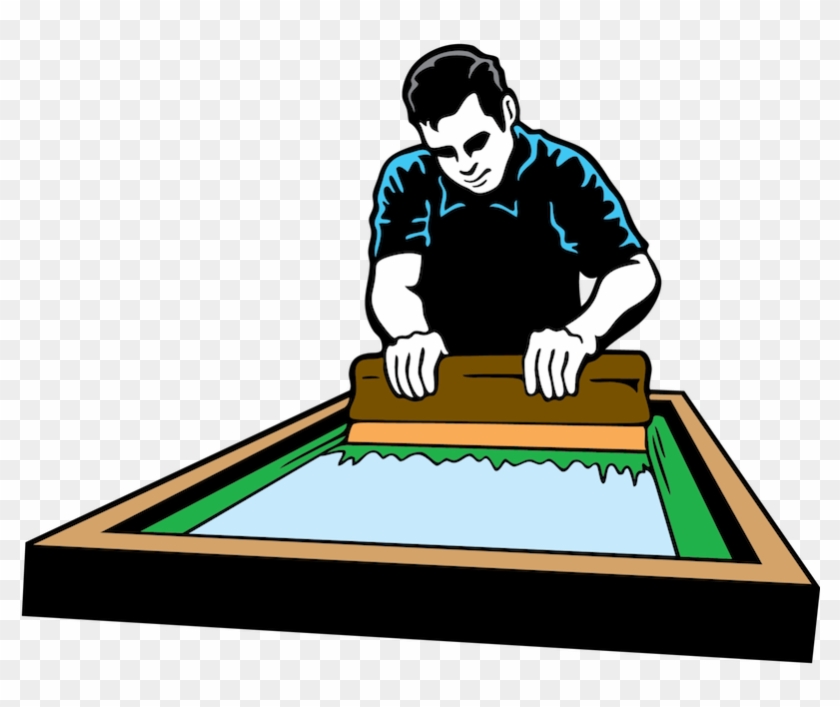 Pin Screen Printing Clipart - Mandalay #1247950