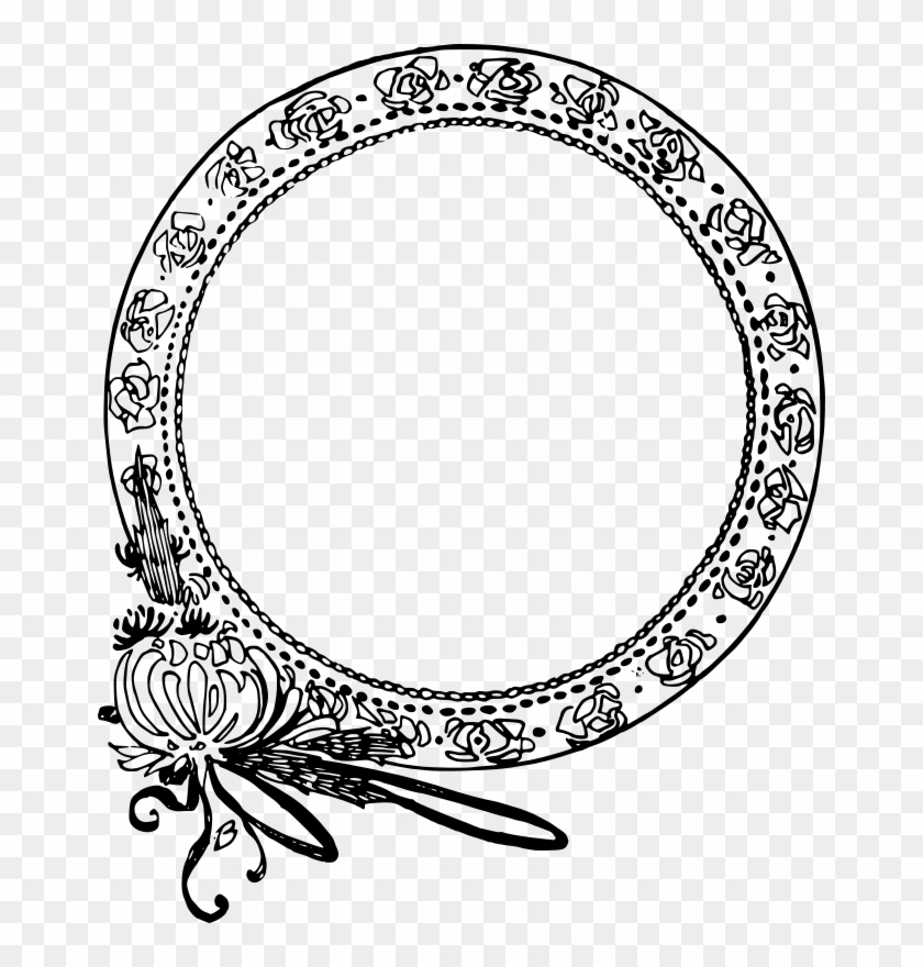 Clipart Borders Round #1248234