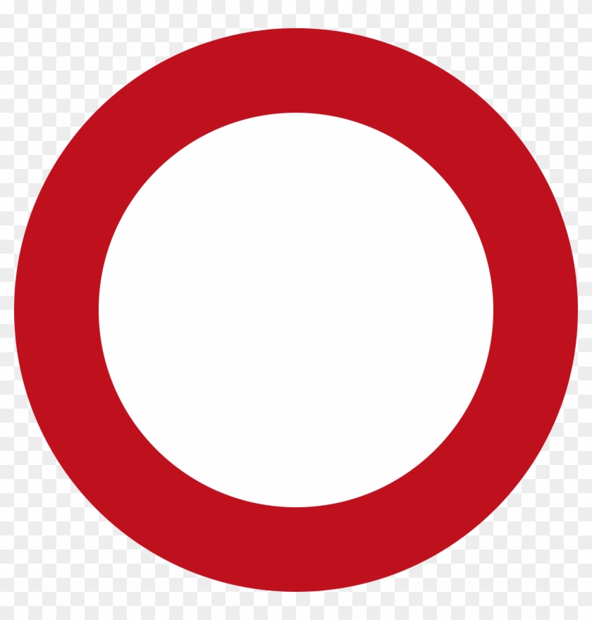 Open - Red Circle Transparent Background #1249156