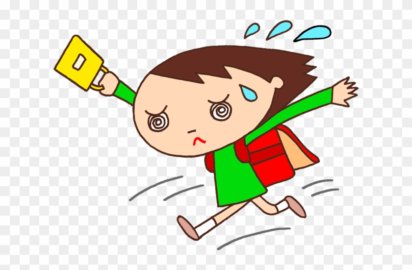 Click On The Center Of The Image To Launch The Full - Tardiness In School Clip Art #1249181