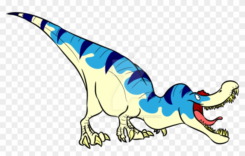 Dino A Thon - Baronyxdinosaur Cartoon #1249296