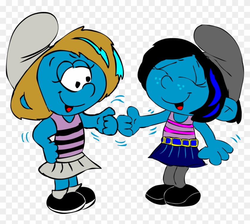 Okay, I'm Probably Going To Get In Trouble With Some - Smurf With Brown Hair #1249328