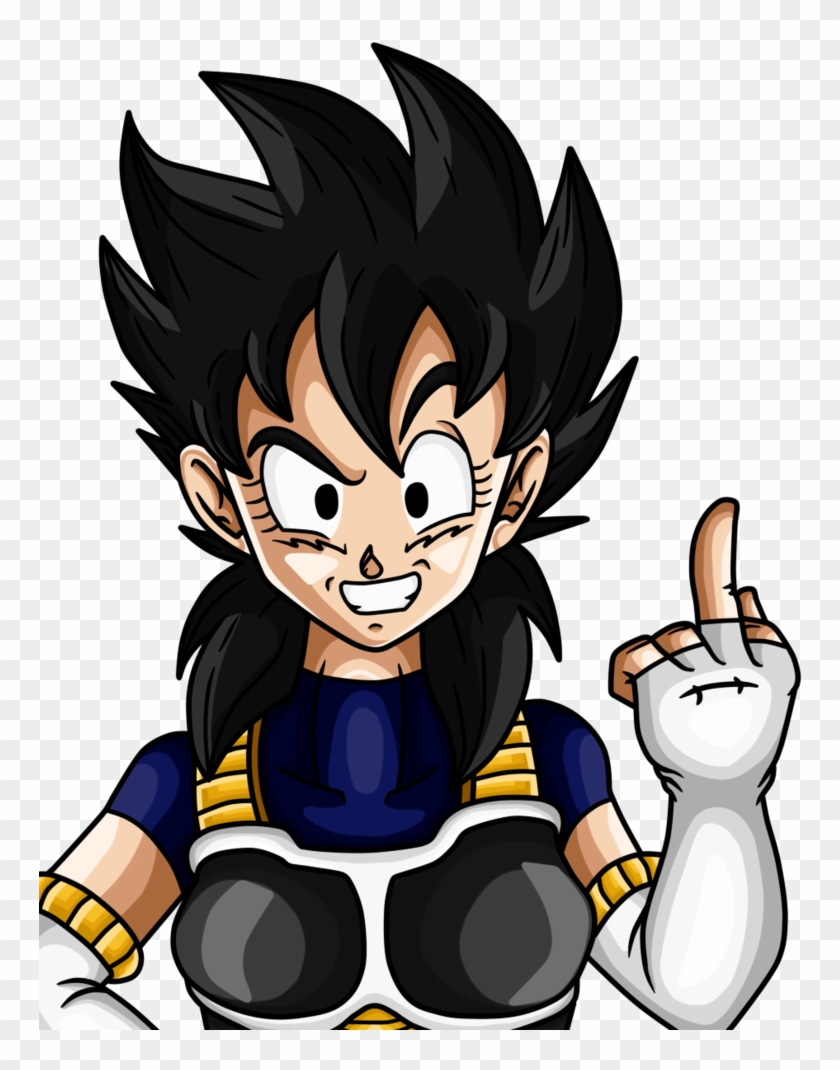 Dbz - - Velia - Flipping The Bird By Daringashia - Cartoon #1249835