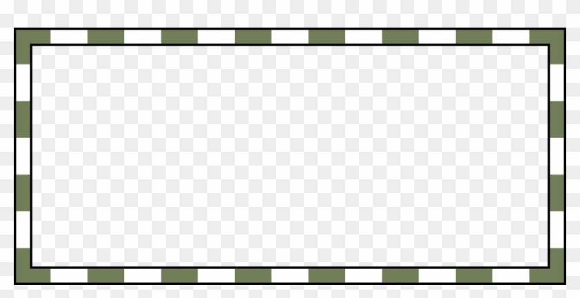 Green And White - Black And White Borders #1249858