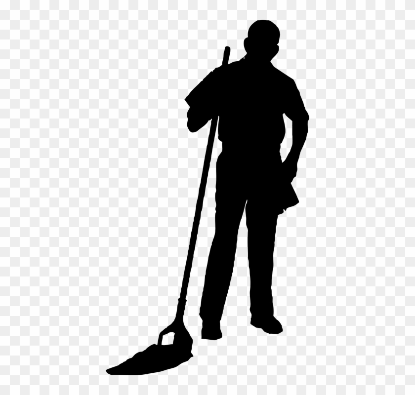 Professionals - Man Cleaning Clip Art #1250104