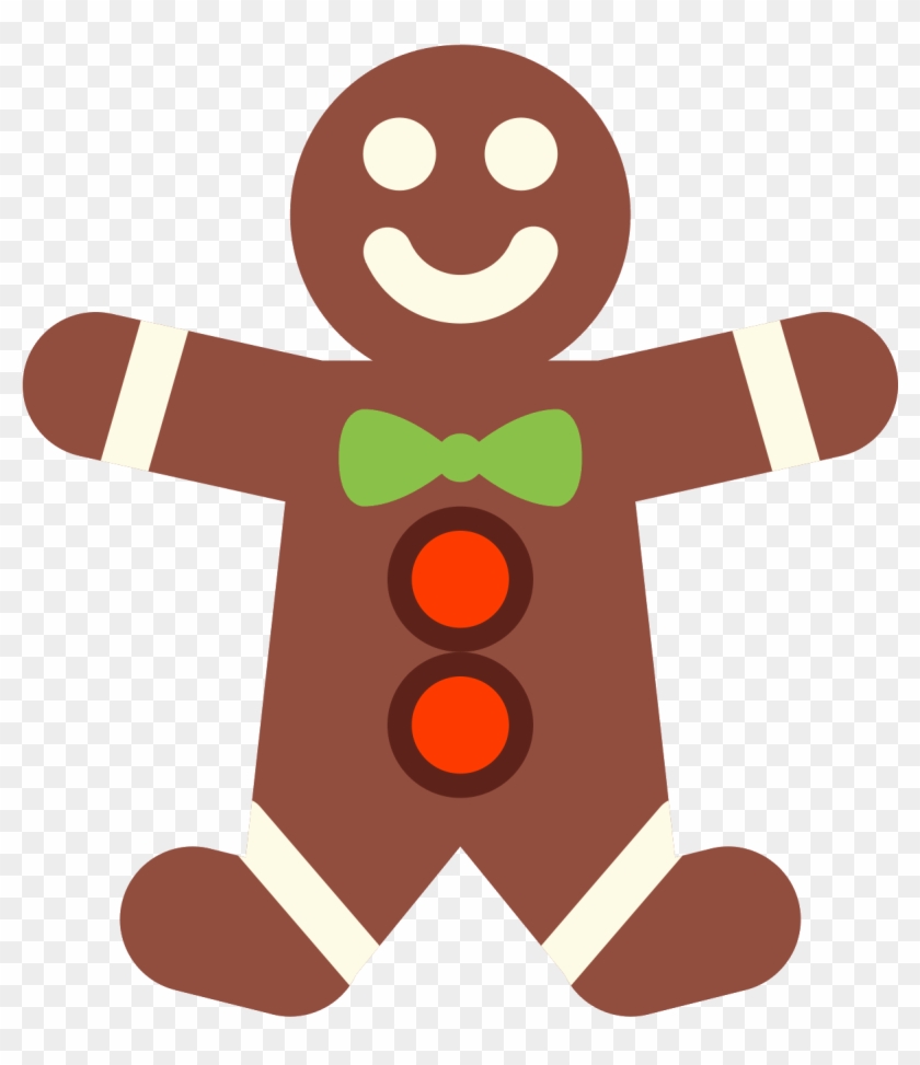 Crossword Quiz Gingerbread Man Computer Icons Clip - 薑 餅 人 #1250113