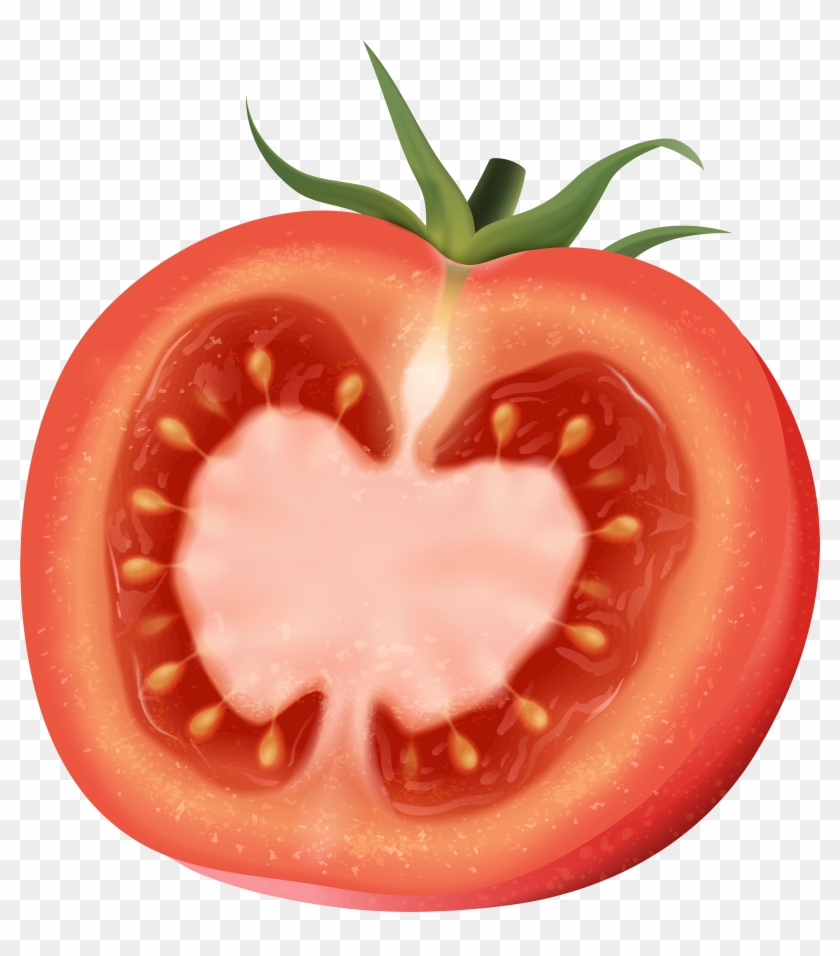 Tomato Half Png Transparent Clip Art Image - Tomato Half Png Transparent Clip Art Image #1250274